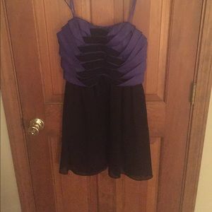 BCBG Purple&Black Mini Dress 4 a Homecoming QUEEN